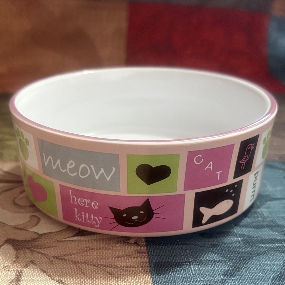🛍️5/$20🛍️Stoneware Cat Bowl🐈